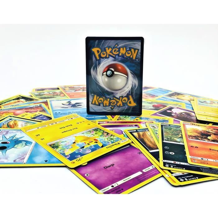 Lot de 50 cartes Pokémon aléatoires - NINTENDO - 100% authentiques - Pour enfants de 3 ans et plus