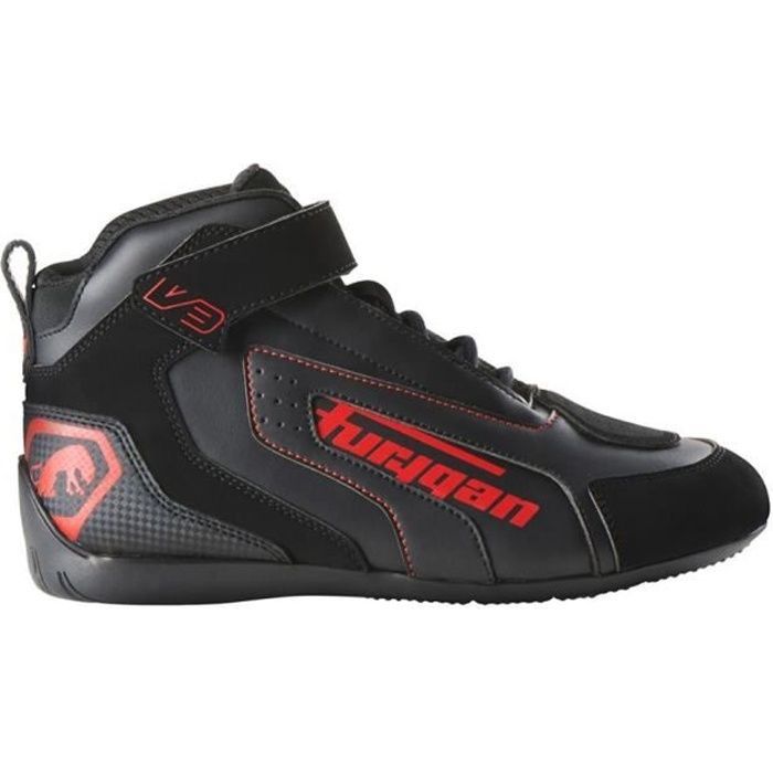 Botas de moto Furygan V3 - negro/rojo - talla 37