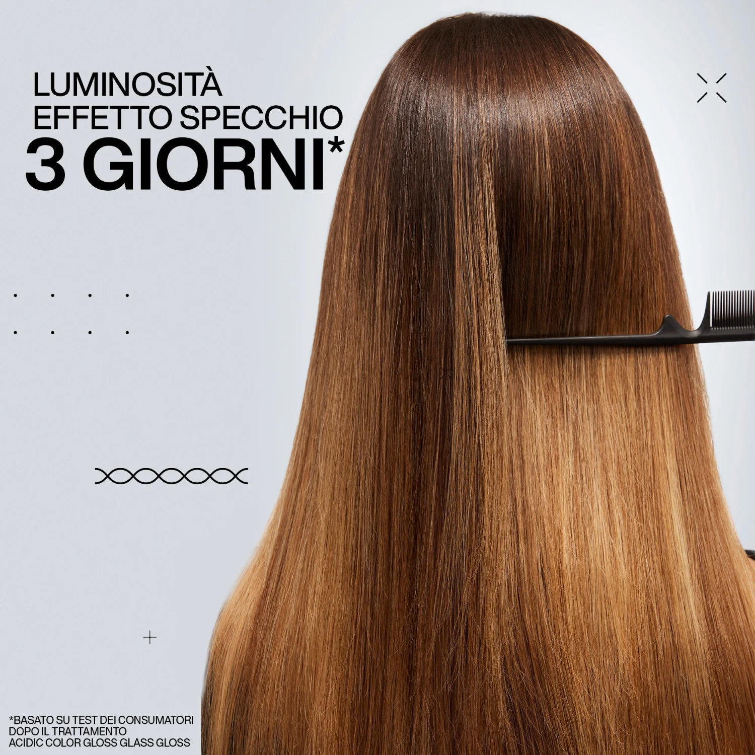 Acidic Color Gloss Activated Glass Gloss Treatment - Maschera Protezione Colore Capelli, Gloss capelli