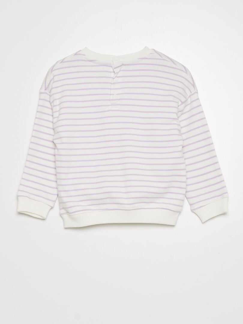 Disney 2-delige pyjamaset (sweatshirt + broek) - wit