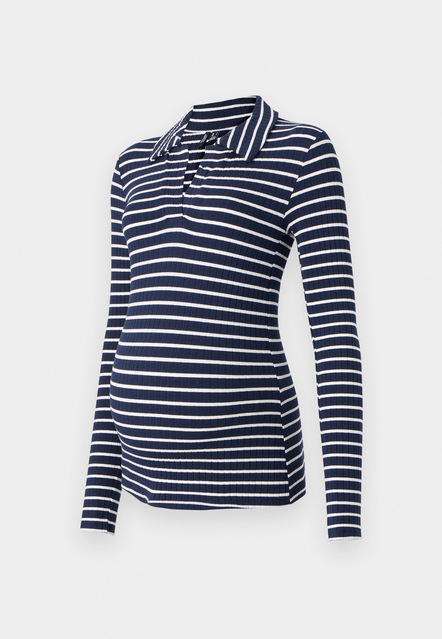 Vero Moda Maternity VMMSEA - Poloshirt - marineblauw/sneeuwwit