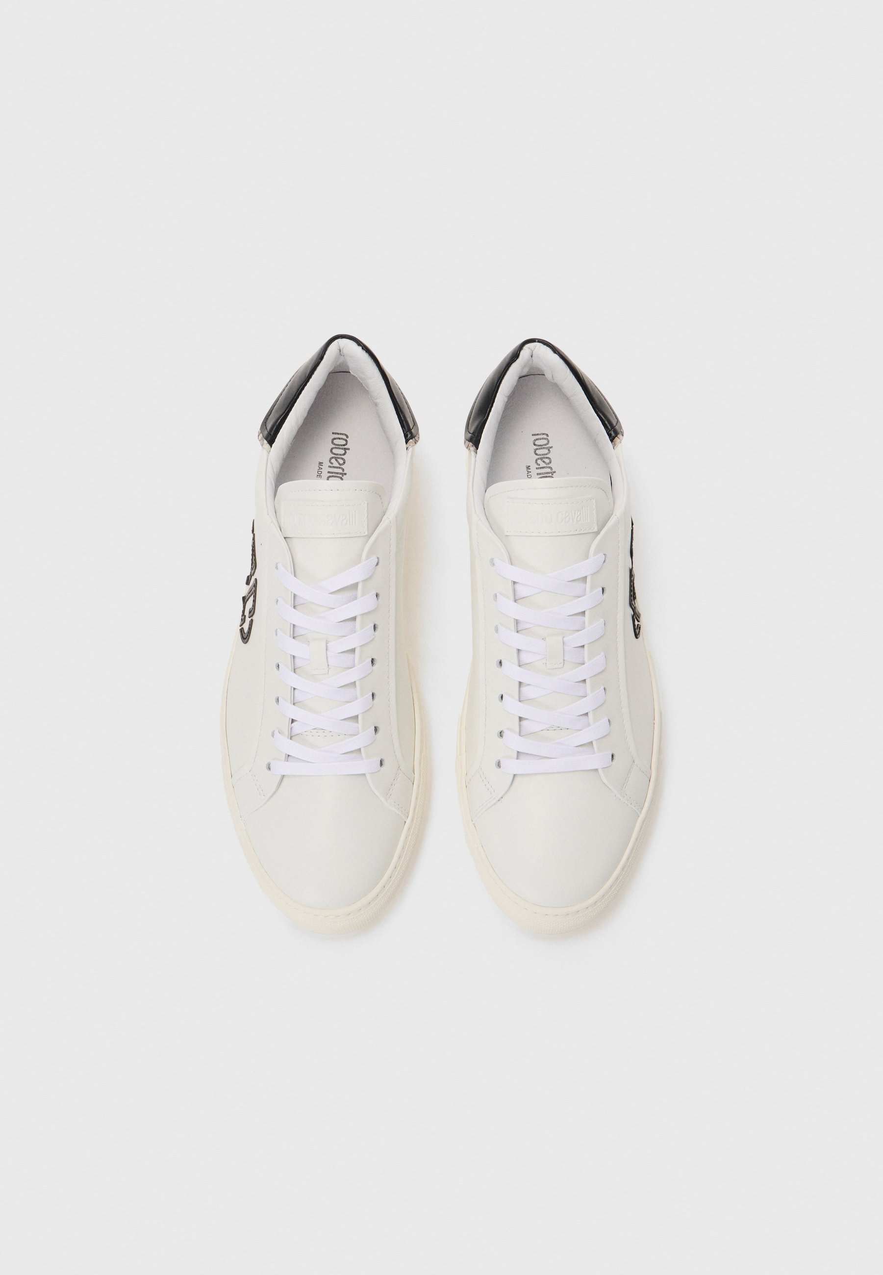 Roberto Cavalli BERNA - Sneakers - bianco/nero