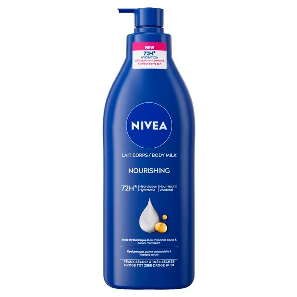 NIVEA Výživné telové mlieko s pumpičkou 400 ml