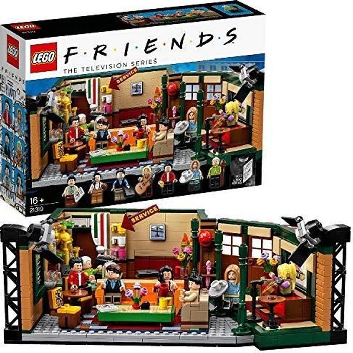 Building Sets - LEGO - Central Perk Ideas 21319 - 7 Minifigures - Multicolor - Magic Modeling Clay