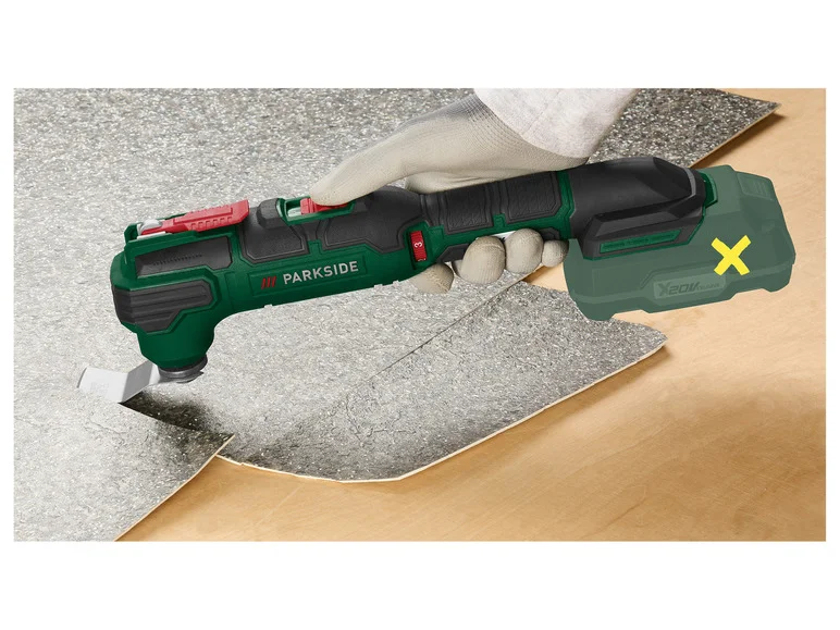 Ferramenta multifuncional sem fio PARKSIDE® PAMFW 20-Li C3, 20 V