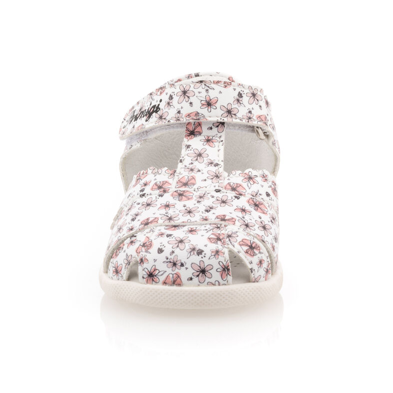 Rosa sandaler/sko med åpen tå til babyjente