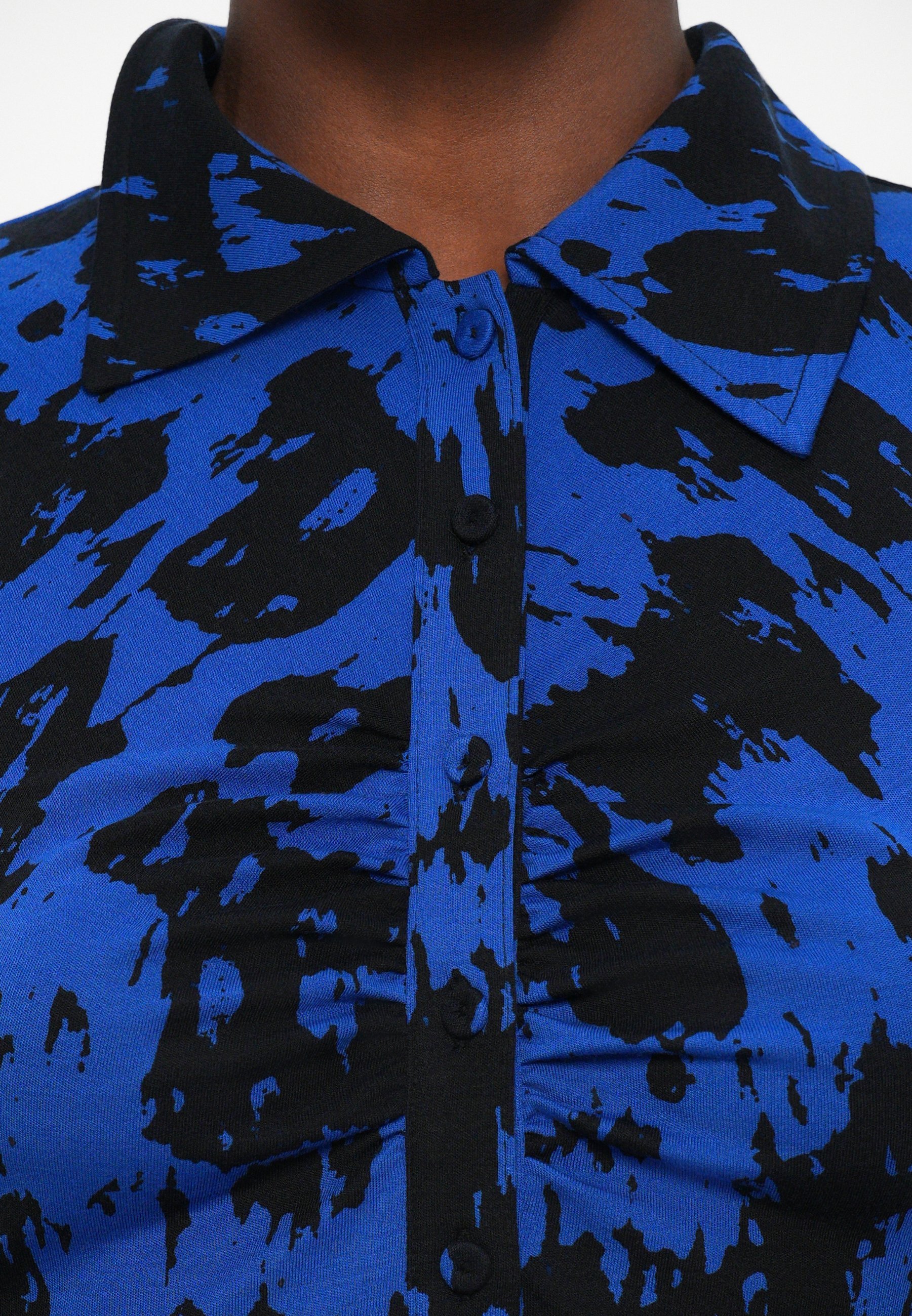 Diane von Furstenberg SHESKA - Top met lange mouwen - donkerblauw