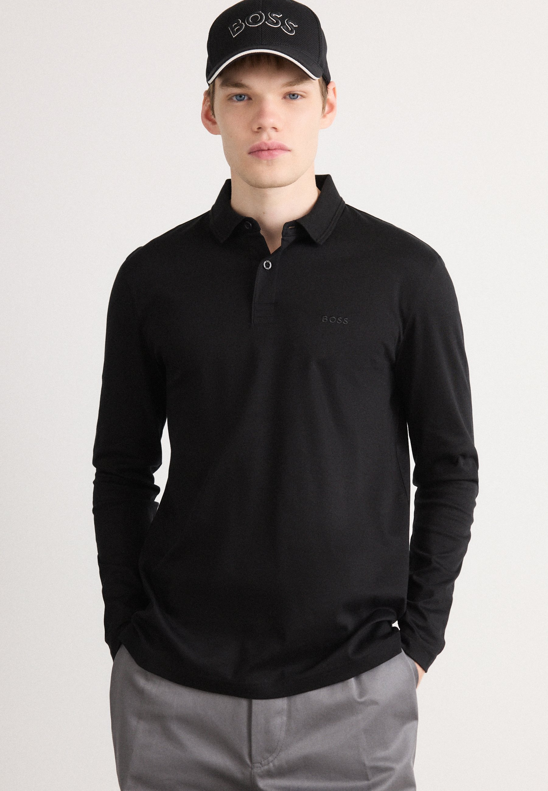 BOSS PIROL - Koszulka polo - czarna