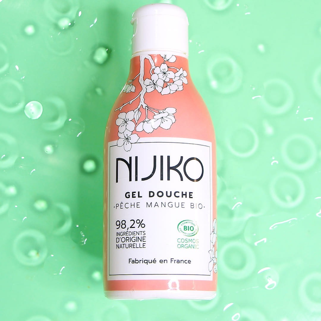 NIJIKO Gel Douche Bio Pêche & Mangue