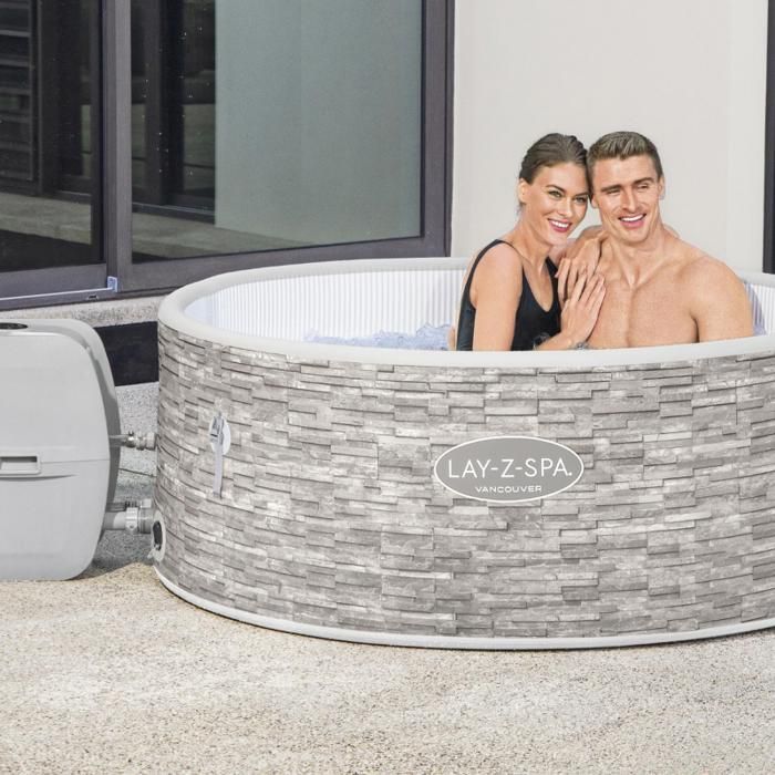 BESTWAY Bestway Lay-Z-Spa Vancouver AirJet Plus Round Inflatable Hot Tub with WiFi for 3-5 people