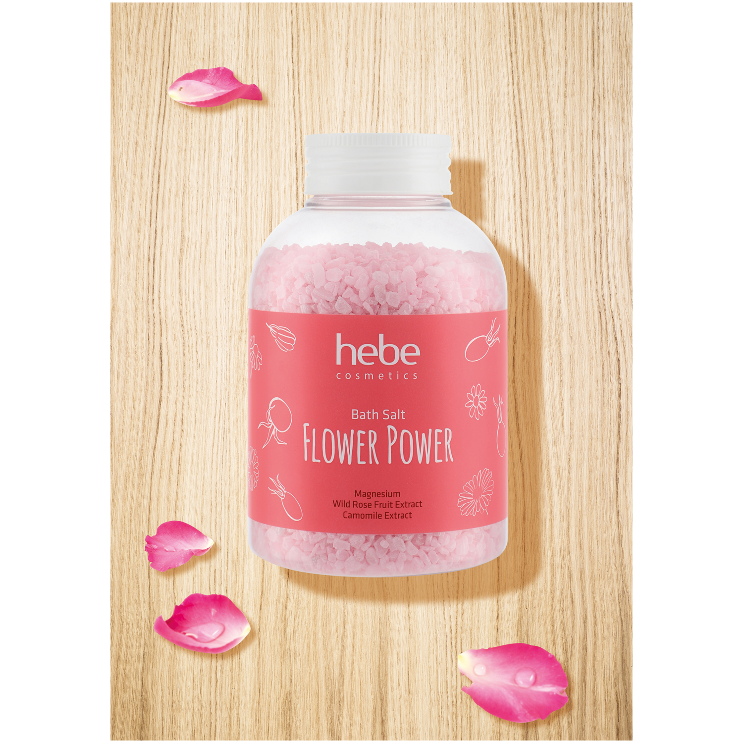 Hebe Cosmetics Sare de baie Puterea Florilor