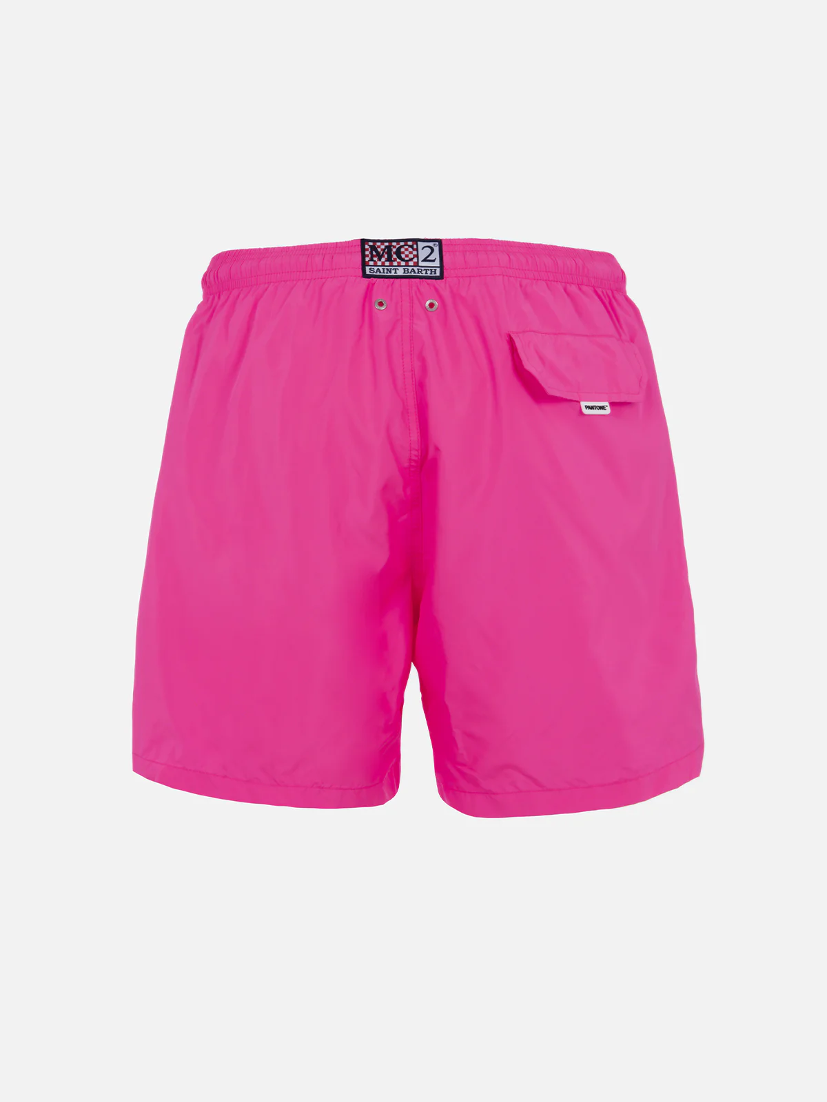 Costume da bagno da uomo in tessuto leggero rosa fluo Lighting Pantone
