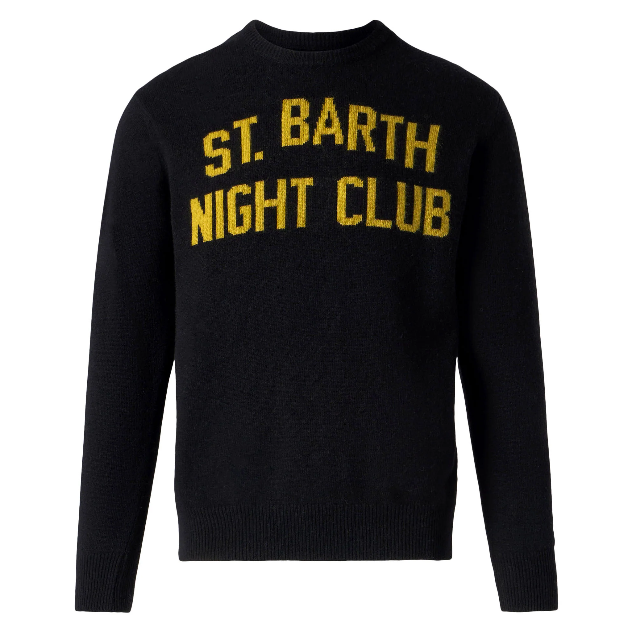 Maglione da uomo con stampa St. Barth Night Club