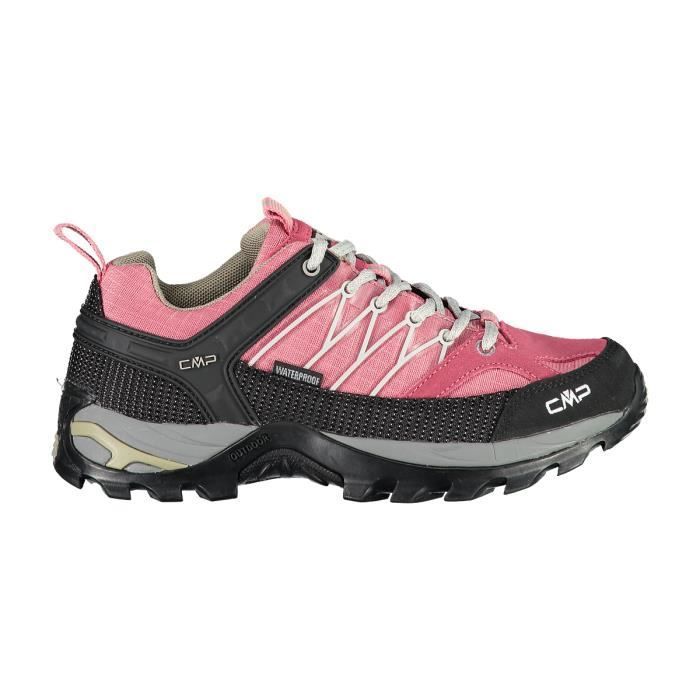 Chaussures de marche de randonnée basses femme CMP Rigel waterprof - rose-sand - 36