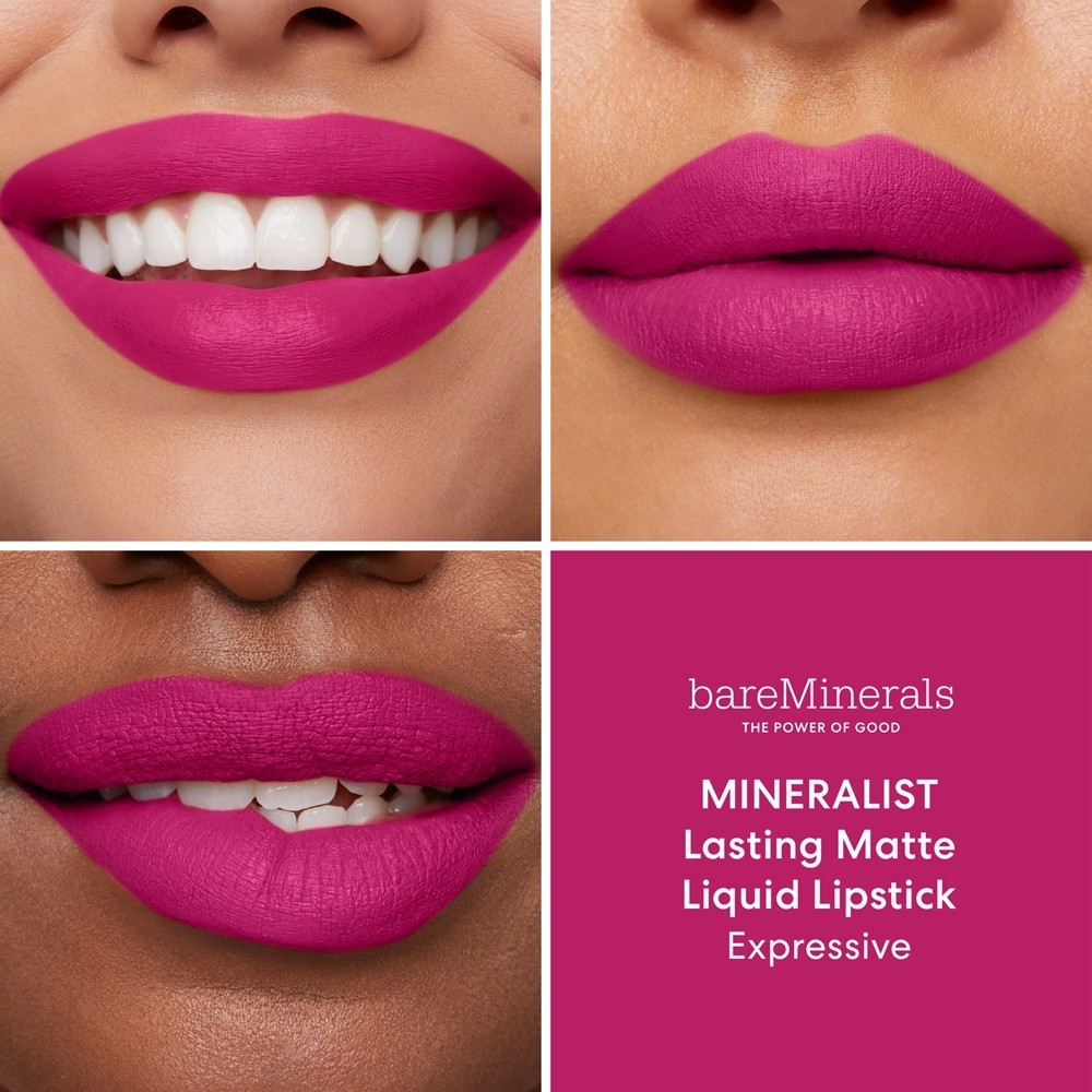 bareMinerals Lipstick Mineralist Trajni mat tekući ruž za usne - 3,7 ml