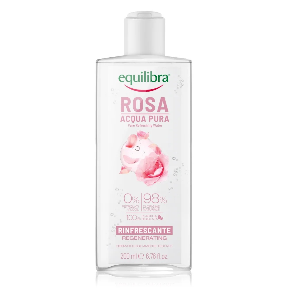 EQUILIBRA Equilibra Rosa Pure Toning Water 200 ml Multi-actieve tonic