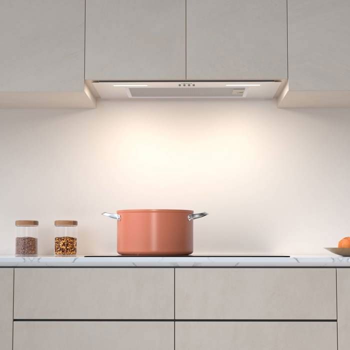 CIARRA 60cm A+++ 650m³/h Extractor Hood with 3 Speeds, Recirculation or Ducting, Stainless Steel CD6926AS