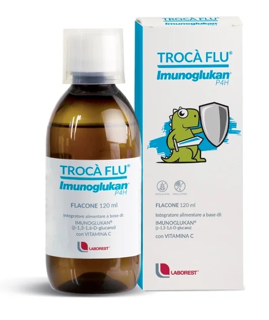 LABOREST Troca Flu Imunoglukan sirup 120 ml Dodatak prehrani za zaštitu imuniteta