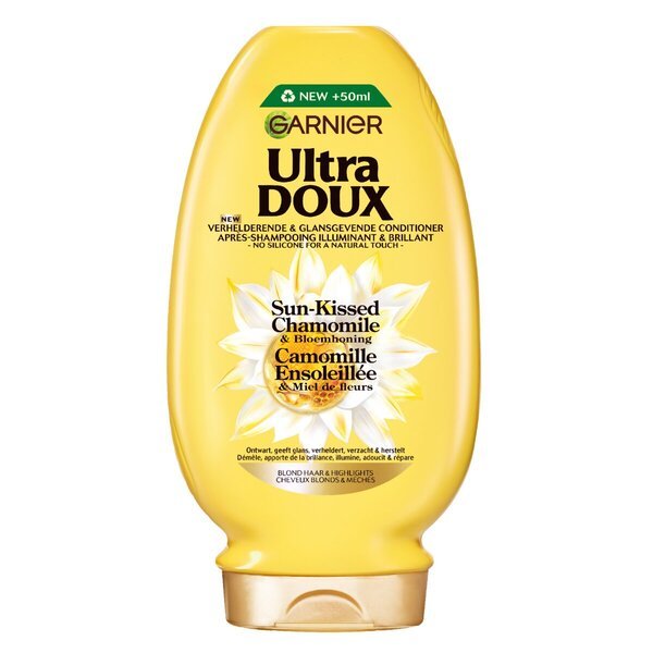 Garnier Ultra Doux - Kondicionér - Harmanček & Kvetový med - Blond vlasy<br>250 ml