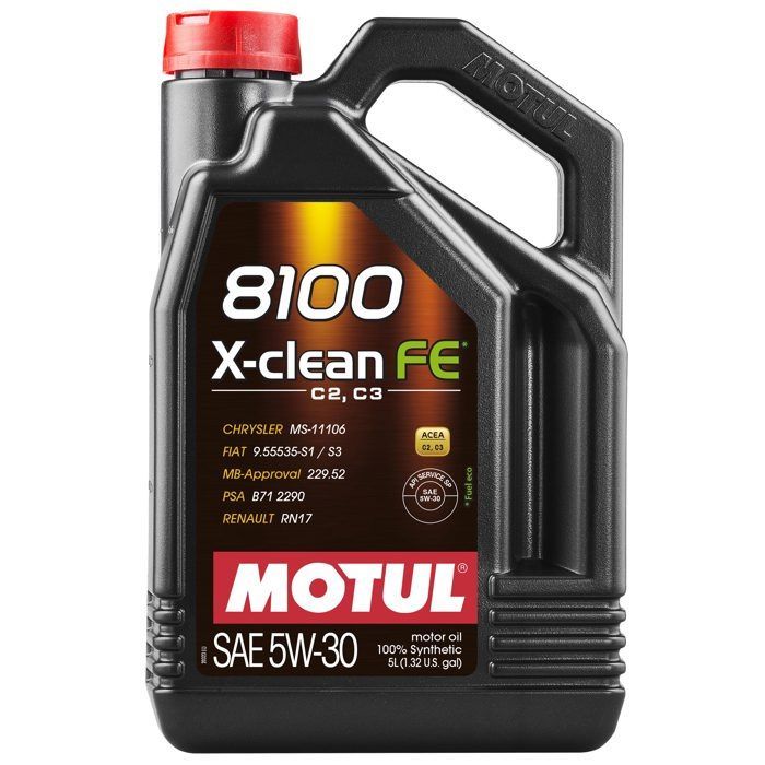 MOTUL 8100 X-CLEAN FE 5W30 5L oil (can)