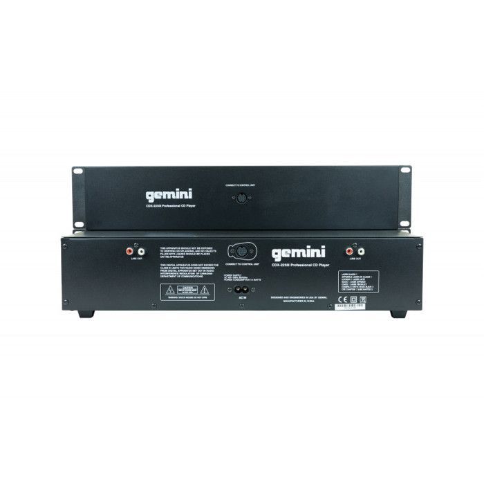 Gemini CDX-2250I Rackmount MP3 CD-speler