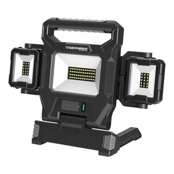 Lampa robocza Germina akumulatorowa naświetlacz LED   power bank 1szt.