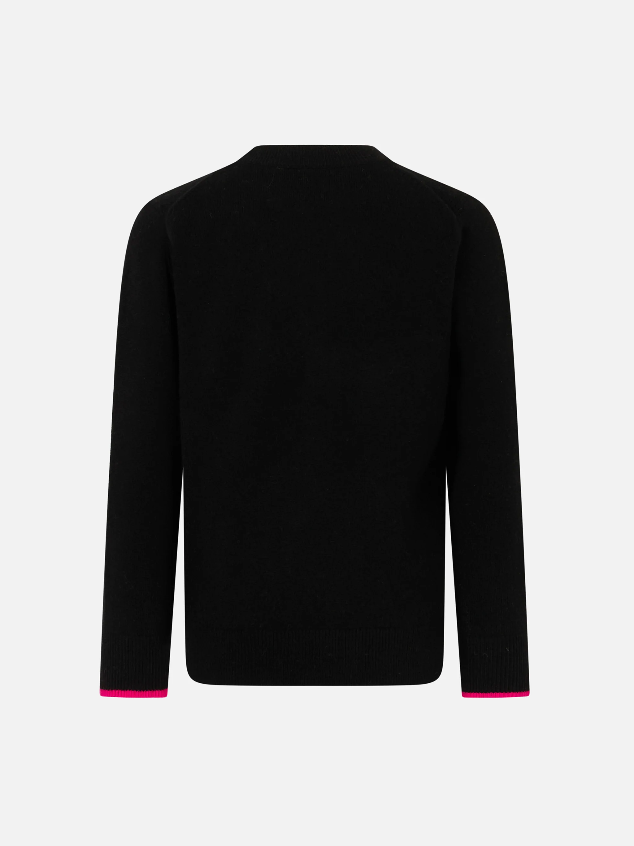 Maglione da bambina a girocollo nero con stampa Barbie | EDIZIONE SPEC