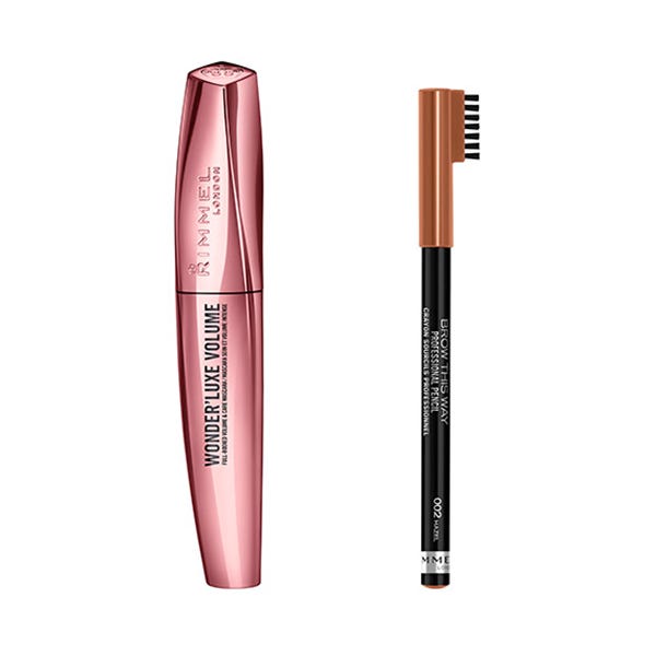 Řasenka Wonder Luxe Black + tužka na obočí odstín 002 Dárková sada | 1 ks
