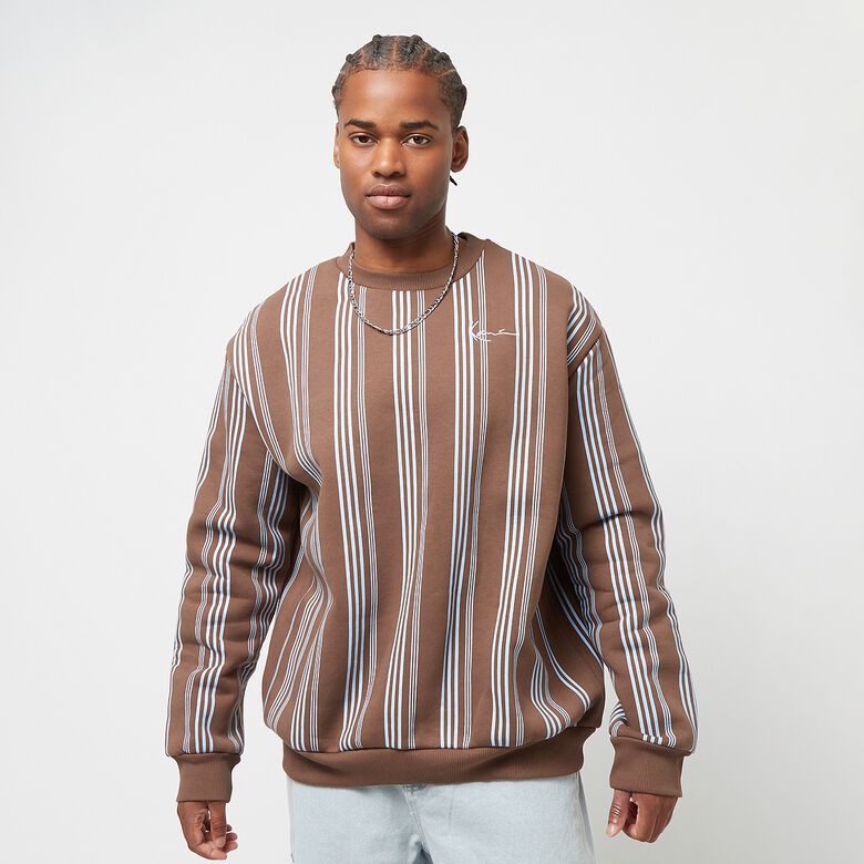 Small Signature Striped Crew