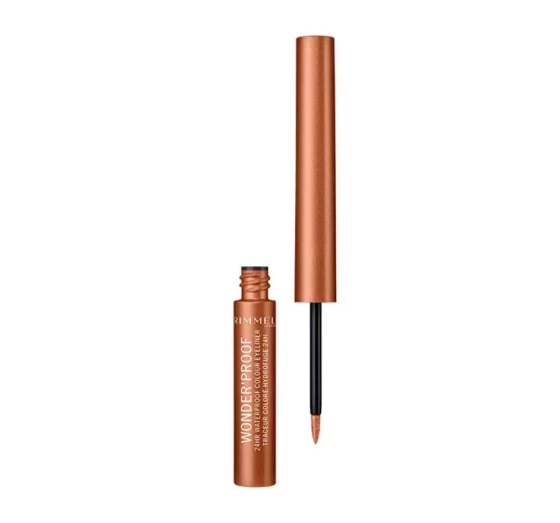 Rimmel Wonder’Proof 24HR wodoodporny eyeliner 001 True Copper 1,4ml