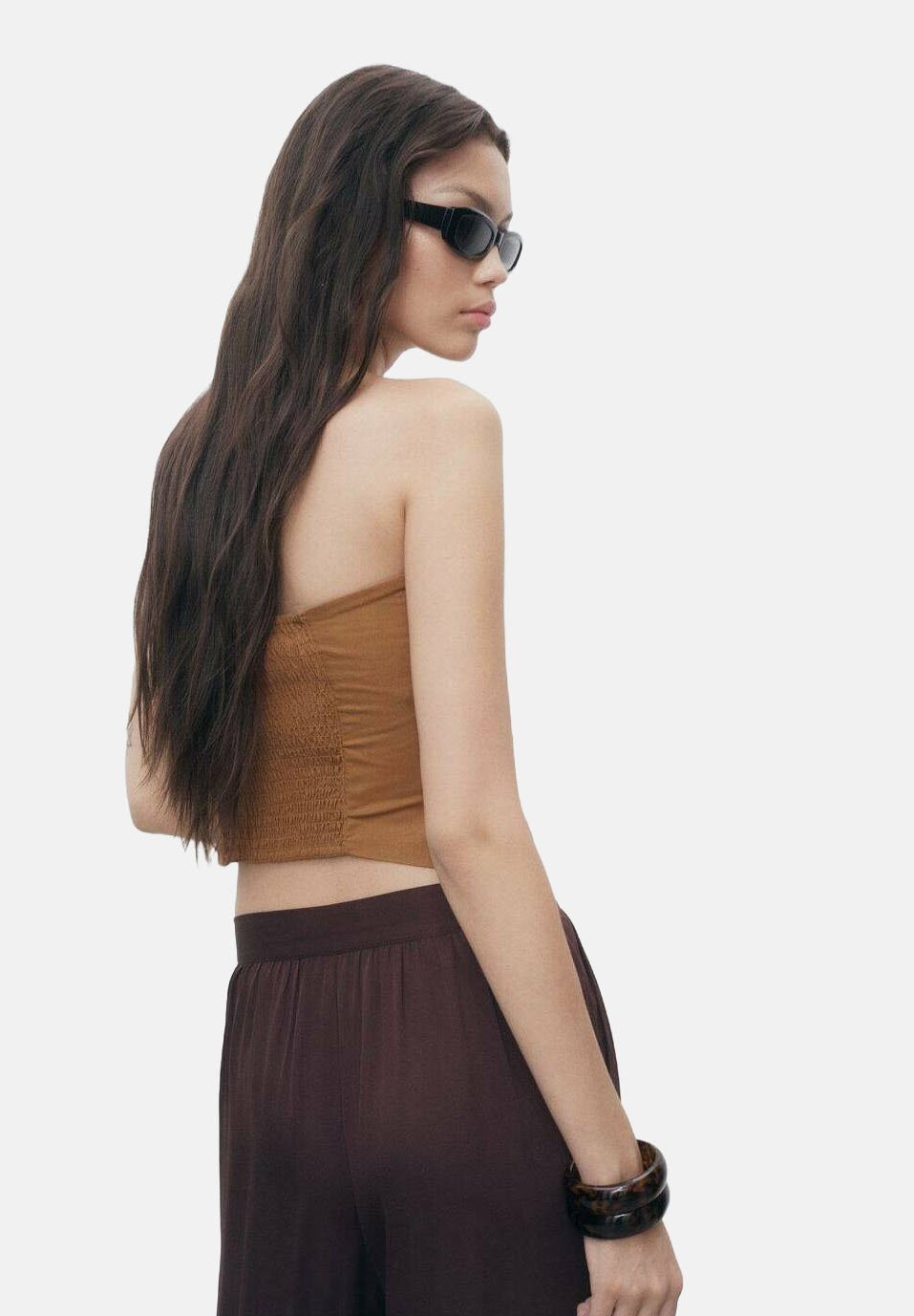 Mango Top - marrone