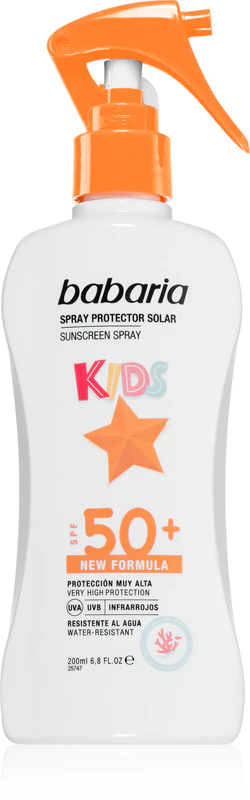 Spray Protetor Infantil Babaria FPS 50+