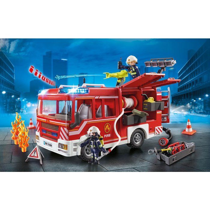 Pack Estación de Bomberos (9462) + Camión de Bomberos (9464) de Playmobil