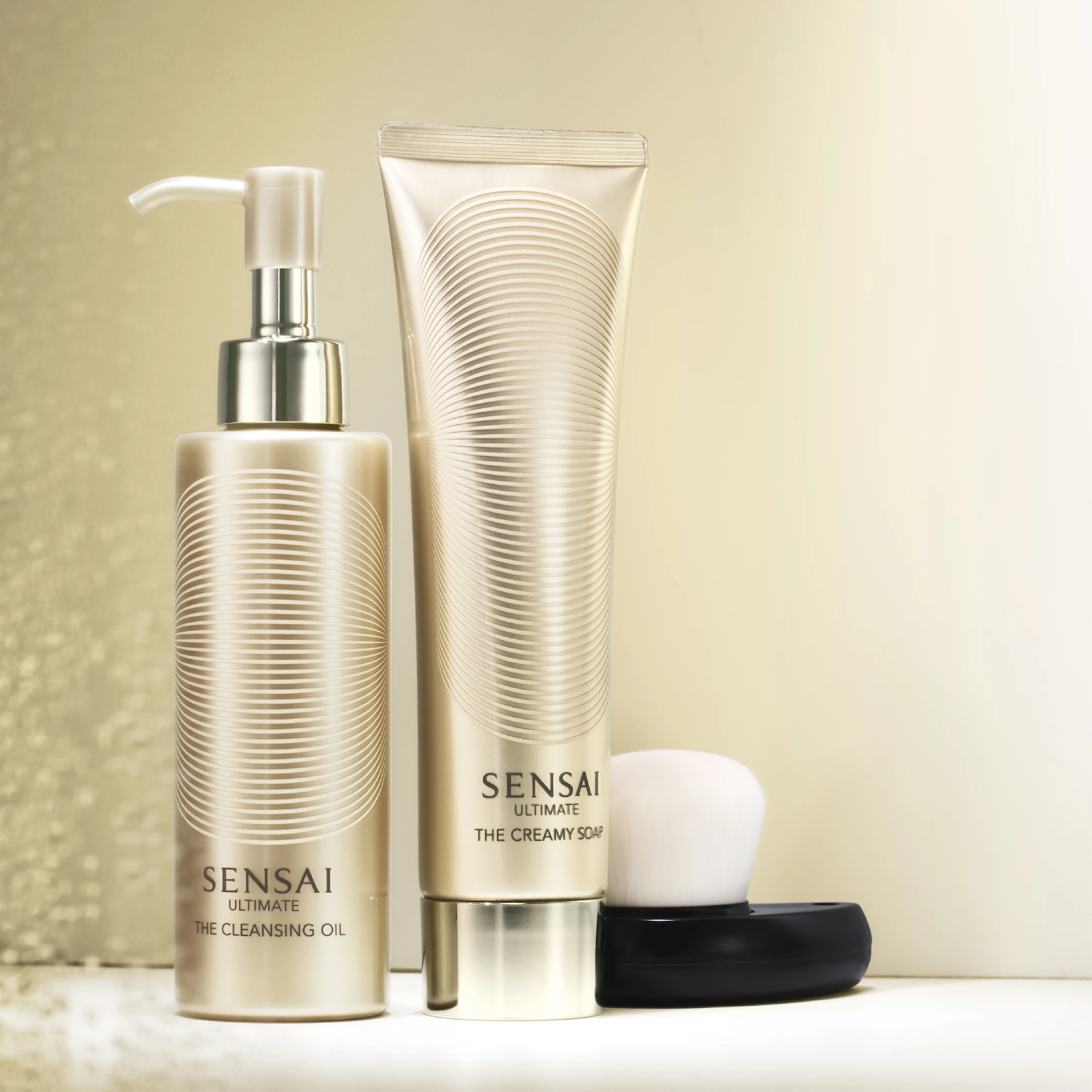 Ultimate The Creamy Soap + Četka za čišćenje lica 125 ml - SENSAI