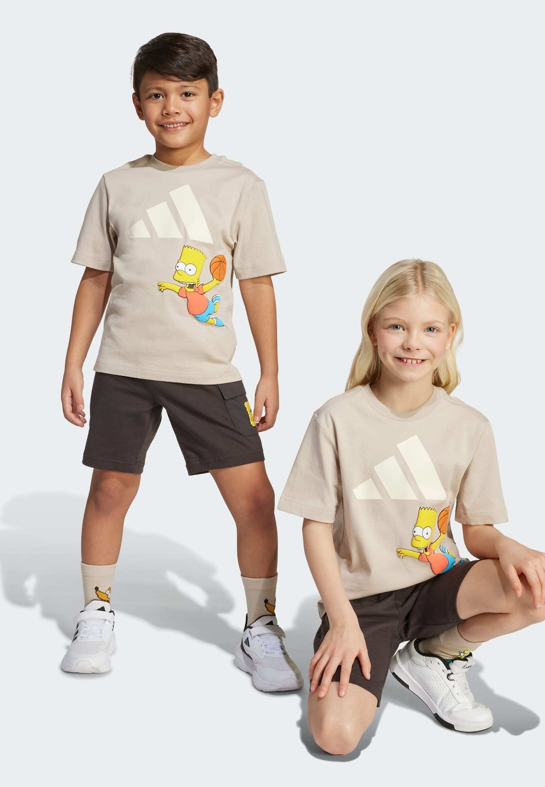 adidas Performance LK THE SIMPSONS T SET - Shorts - beige