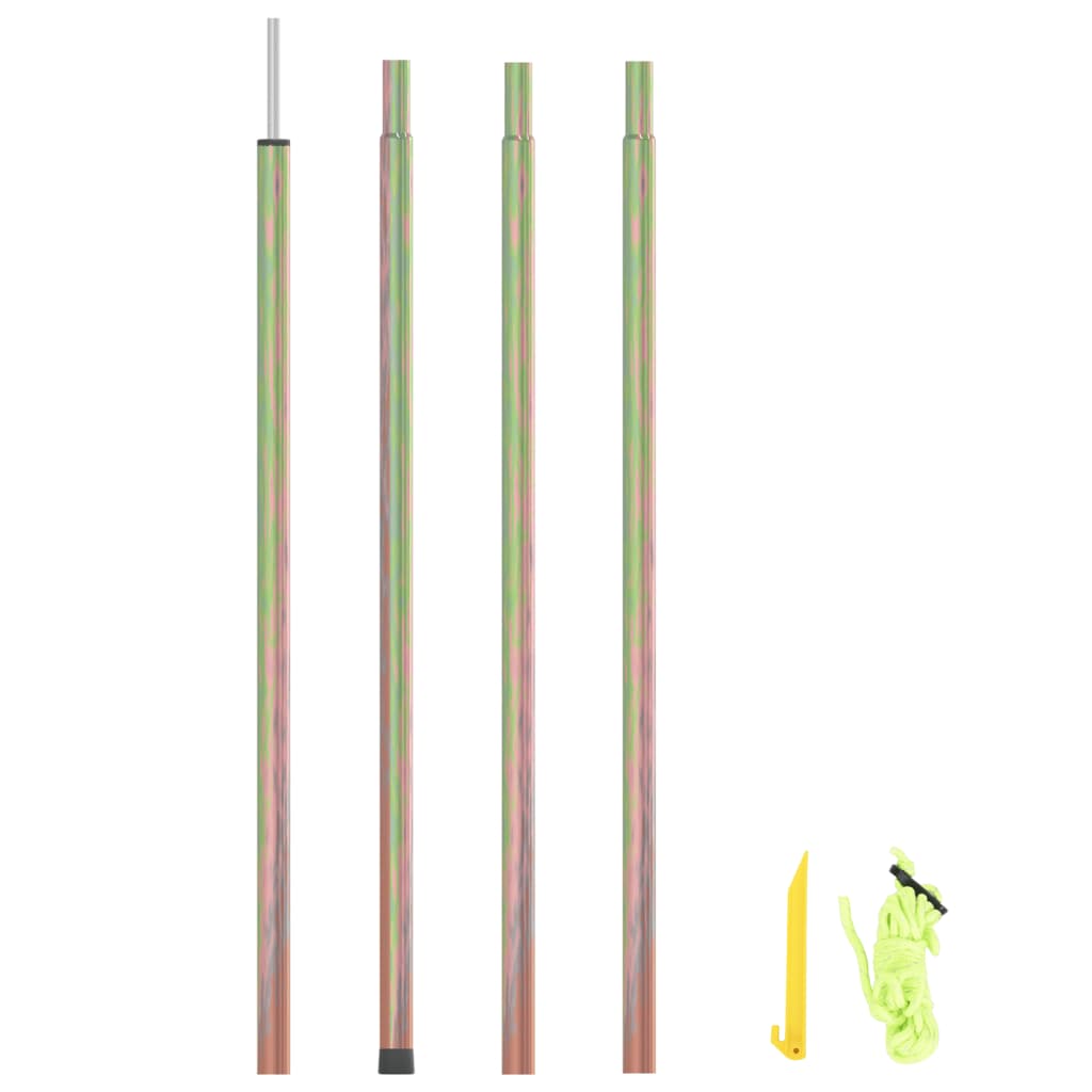Vidaxl 200 cm-es 1 darabos vitorlás árnyékoló rúd