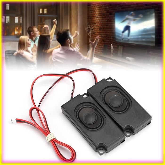 Altavoz doble Keenso, altavoz portátil con cavidad de graves magnética, 8Ω 3W, para usar con proyectores de vídeo.