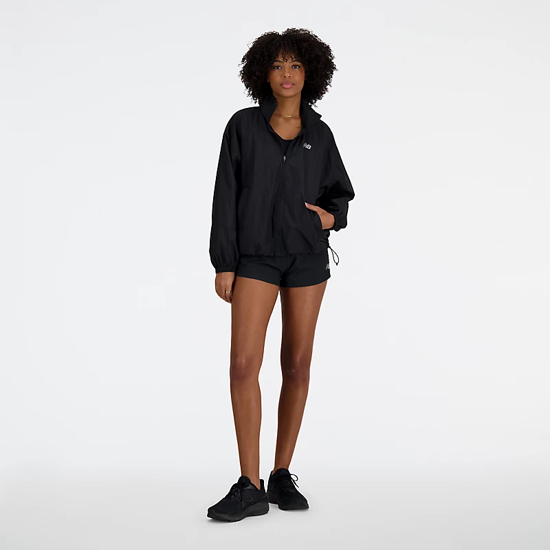 Opvouwbare Femme-jas - ZWART