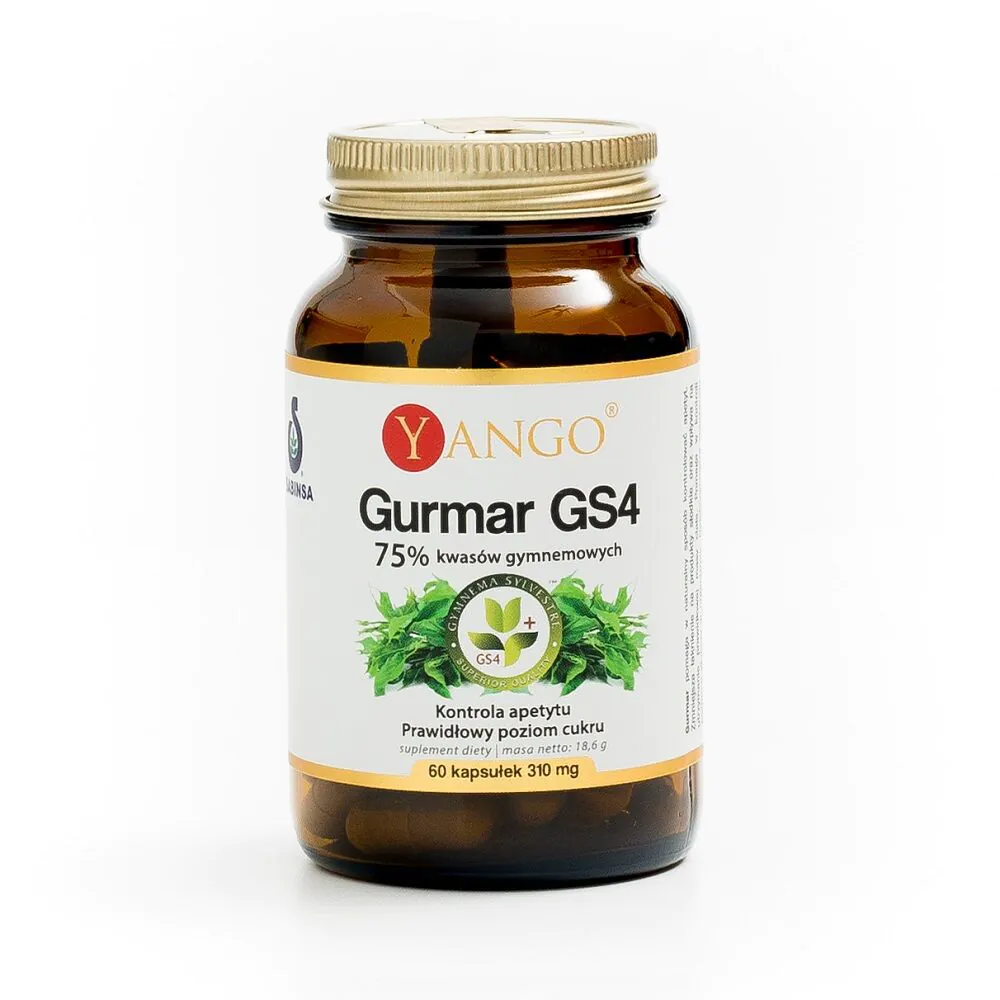 Yango Gurmar Gs4 75% Kwasów Gymnemowych Kapsułki