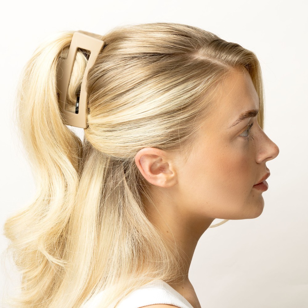 Brushworks Set 3 Pinces Cheveux couleur nude