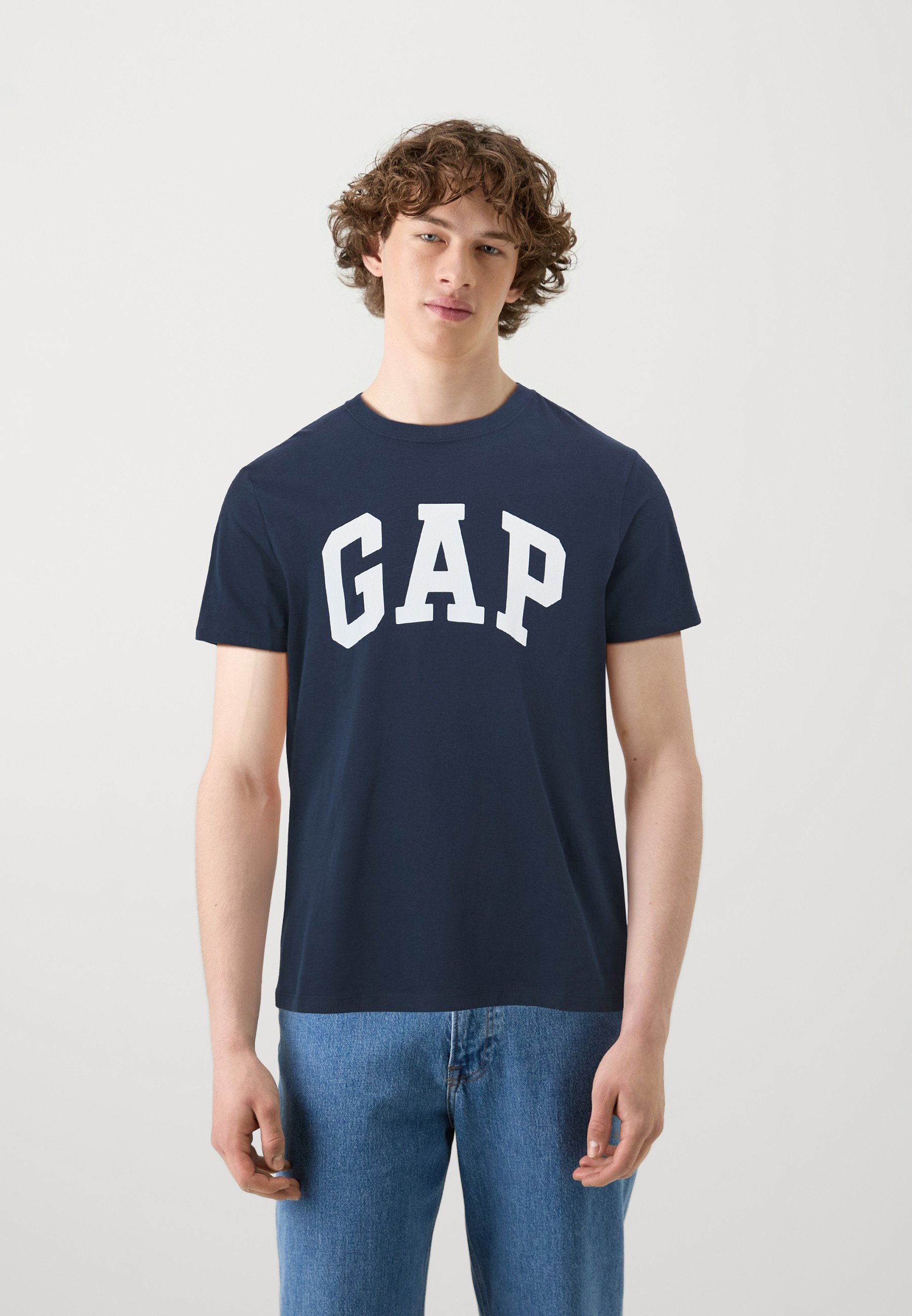 GAP LOGO 2-PACK - Bedrukte T-shirts - blauw