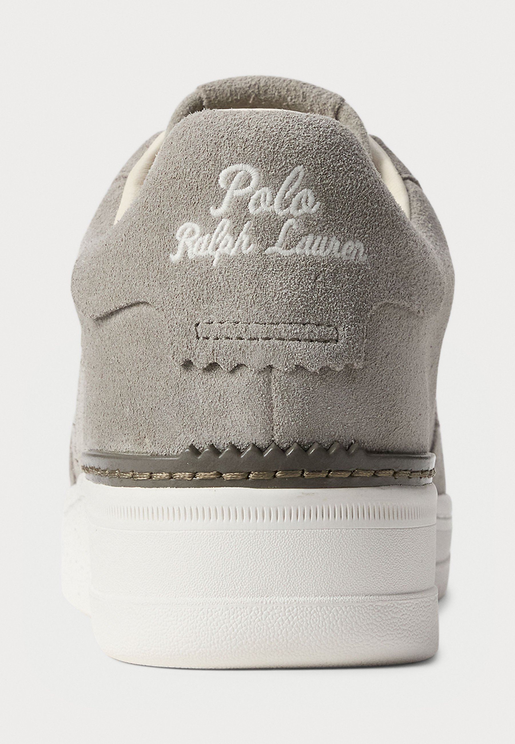 Polo Ralph Lauren MASTERS COURT SNEAKERS IN CAMOSCIO UNISEX - Sneakers - grigio terra