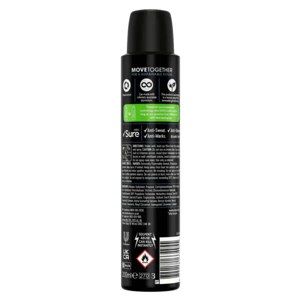 Sure Men Antitranspirant-Aerosol Invisible Ice Fresh 200 ml