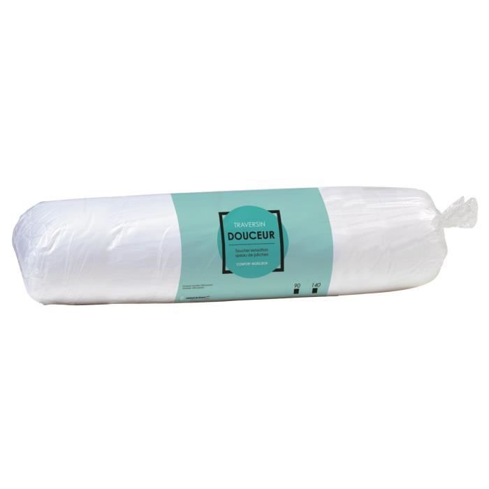 Cojín cilíndrico de microfibra de 140 cm