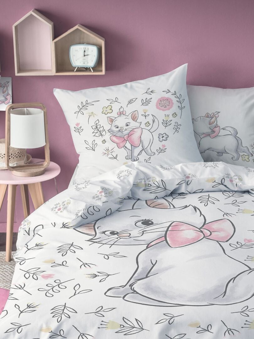 'The Aristocats' beddengoedset - eenpersoons - WIT