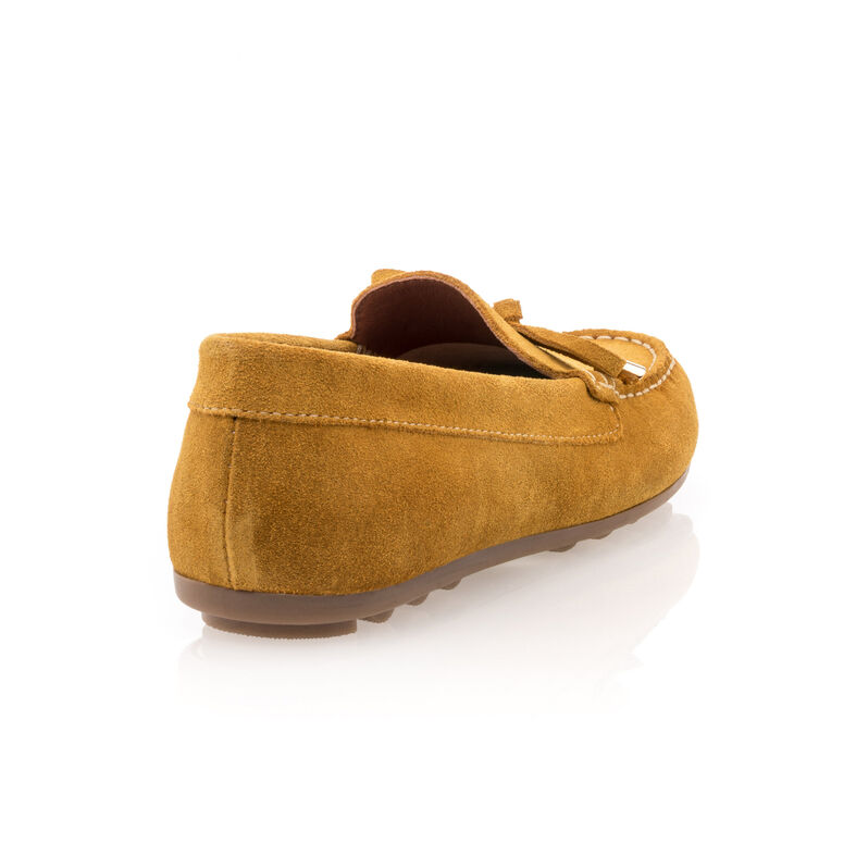 Naisten keltaiset loaferit/veneilykengät