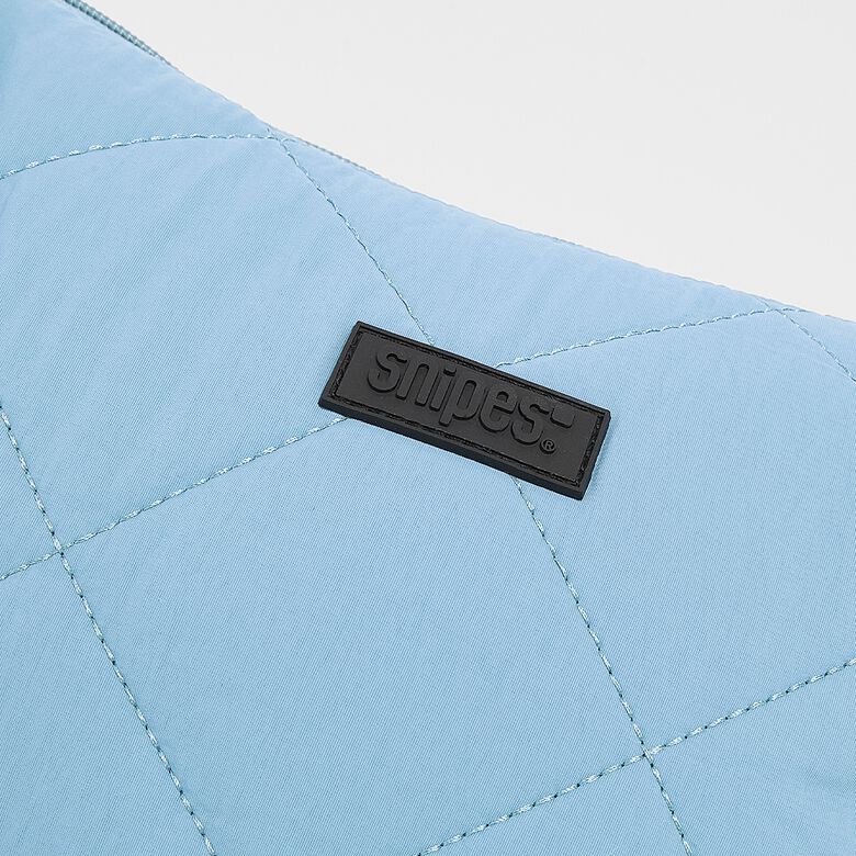 Badge Basic Logo Diamond Quilted Shoulder Bag