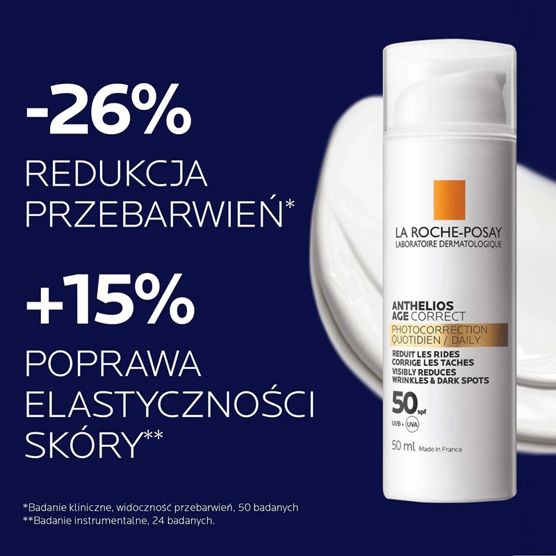 „La Roche-Posay Anthelios Age Correct“ dieninis kremas nuo senėjimo SPF 50