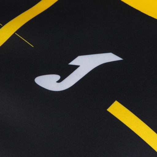 Camiseta Manga Corta Joma Tiger Iii Negro Amarillo