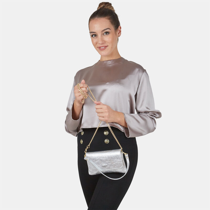 Mini borsa da donna in pelle